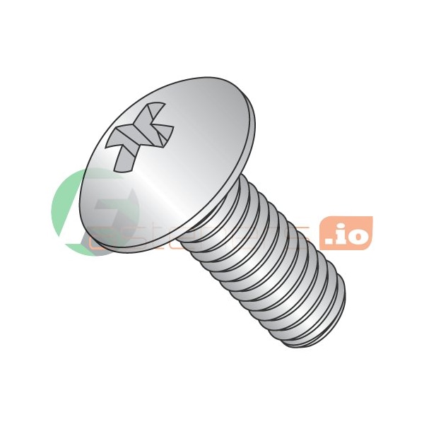 Newport Fasteners #8-32 x 5/8 in Phillips Truss Machine Screw, Plain 18-8 Stainless Steel, 4000 PK 722990 - main